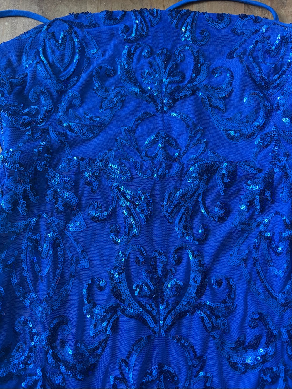 Blue sequin dress - Picture 5 of 7
